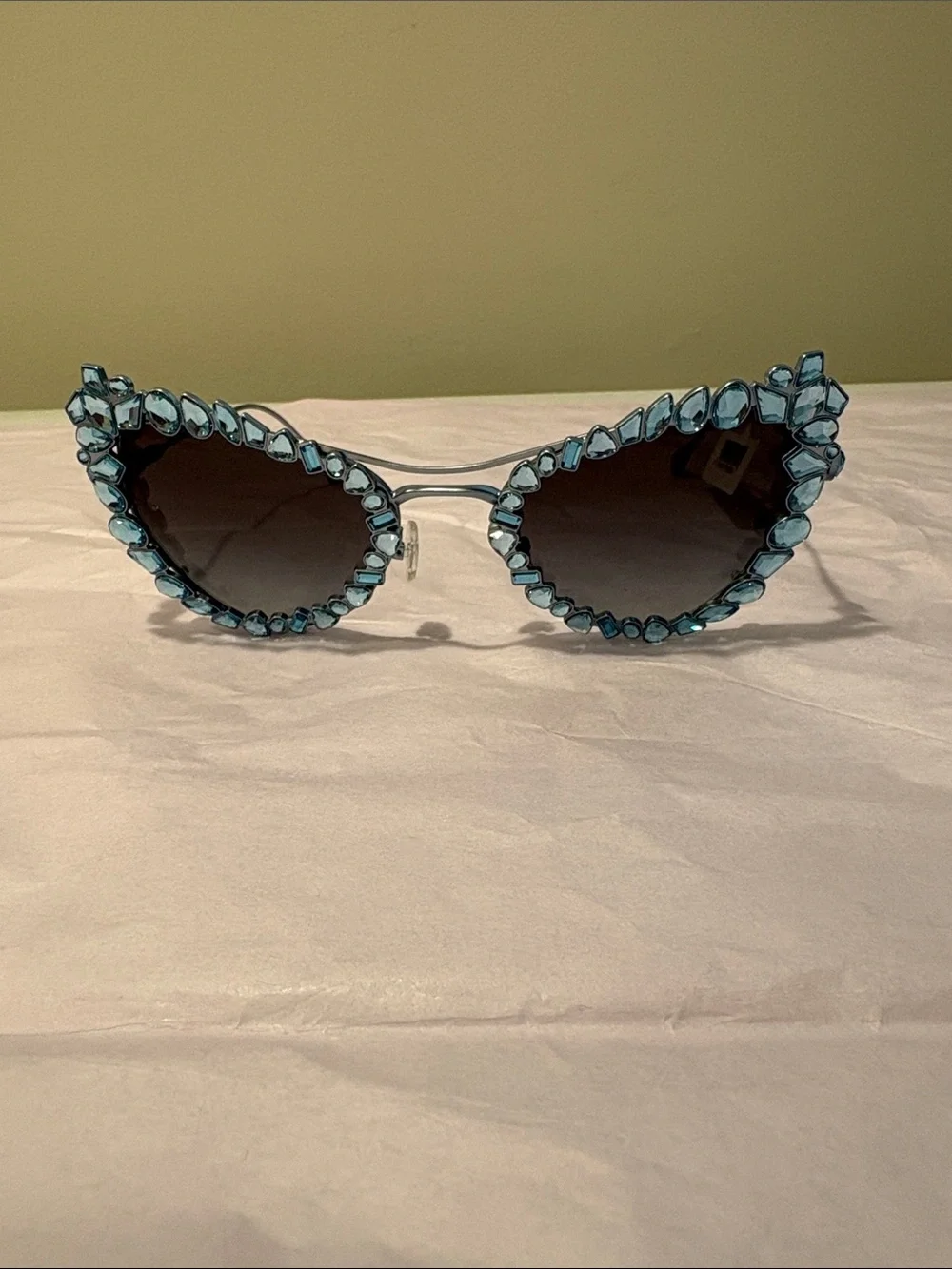 Swarovski SK7011 Cat Eye Gem- Embellished Sunglasses